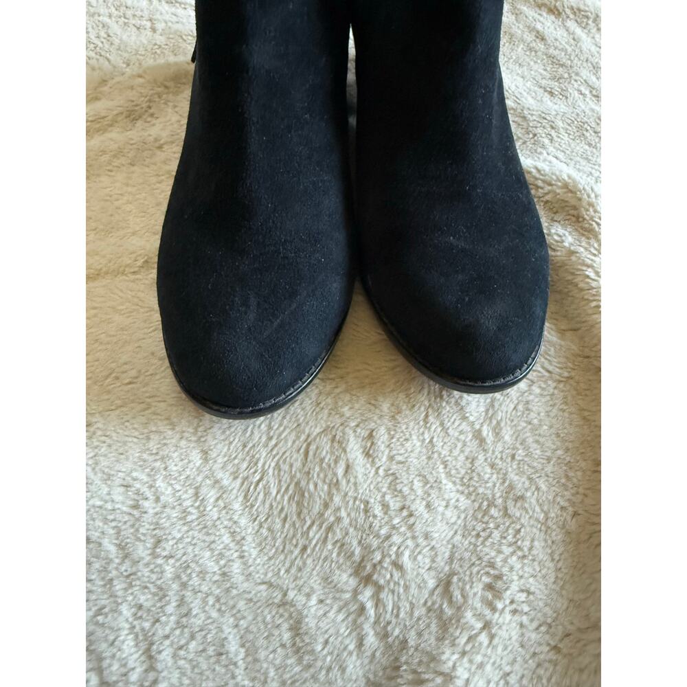 Vionic Serena Boots Bootie Size 9.5 Black Suede - Picture 6 of 7